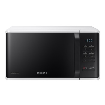 Cuptor cu microunde Samsung MS23K3513AW/OL, 23 l, 800 W, Auto cook, Quick Defrost, Control touch, Interior ceramic, Child lock, Alb Cuptor cu microunde Samsung MS23K3513AW/OL, 23 l, 800 W, Auto cook, Quick Defrost, Control touch, Interior ceramic, Child lock, Alb