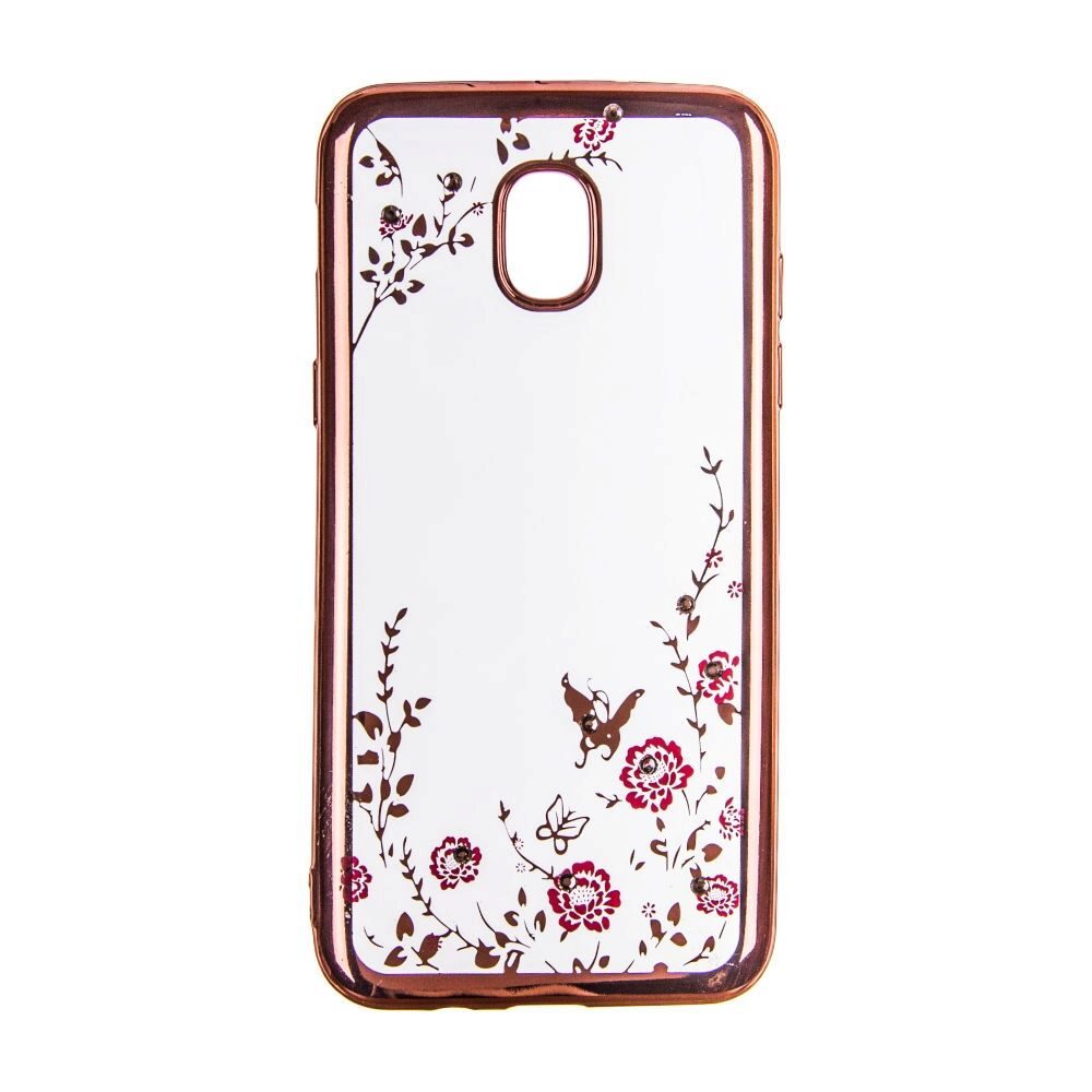 Husa Diamond pentru Samsung Galaxy J4 (2018), Rose Gold