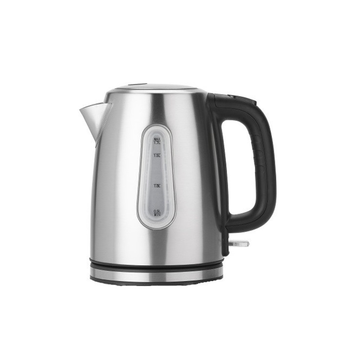 Cana electrica fierbator, TRISTAR, 2200W, 1.7 litri, indica nivelul apei, rotire cana 360 de grade, inox