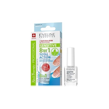 Tratament profesional pentru unghii 8 in 1, Eveline Cosmetics, Sensitive,12 ml Tratament profesional pentru unghii 8 in 1, Eveline Cosmetics, Sensitive,12 ml