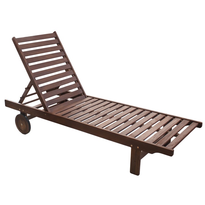 Sezlong lemn KLASIK 193x60x30cm