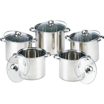 Set 5 oale cu capac din sticla 4.3L, 5.7L, 7.2L , 9L ,11L, Grunberg GR1053 Set 5 oale cu capac din sticla 4.3L, 5.7L, 7.2L , 9L ,11L, Grunberg GR1053