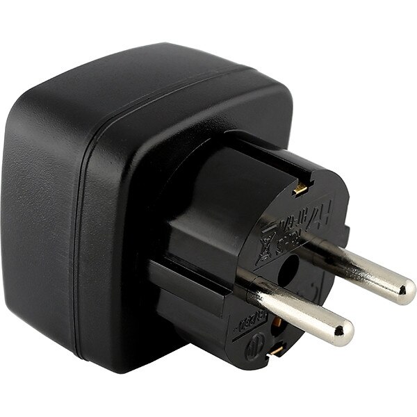 Adaptor de priza US-EU MYRIA MY2335, 3500W, negru