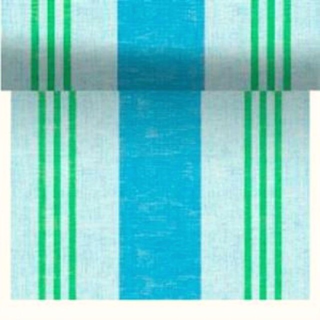 Napron Duni / Tete a tete, Sunbrella Albastru, 0.40 x 24 m, pretaiere 1.20 m