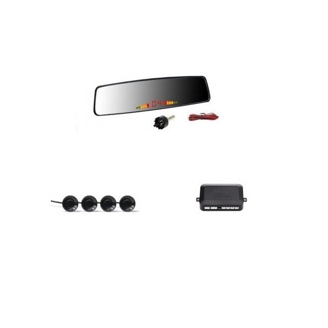 Senzori parcare cu display in oglinda