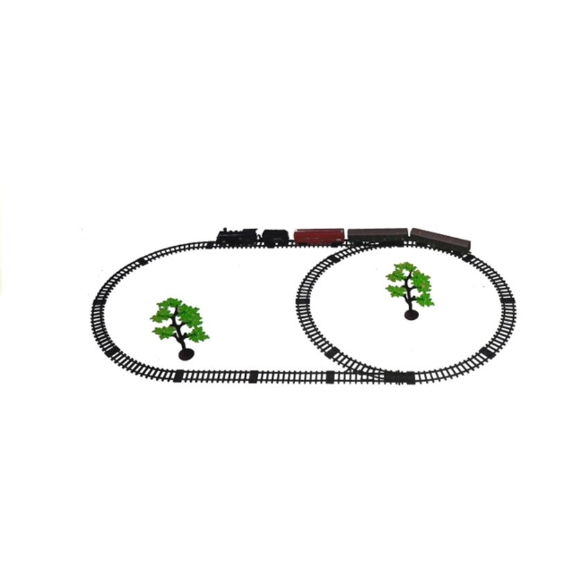 Pista trenulet Malipen cu locomotiva si efecte realistice