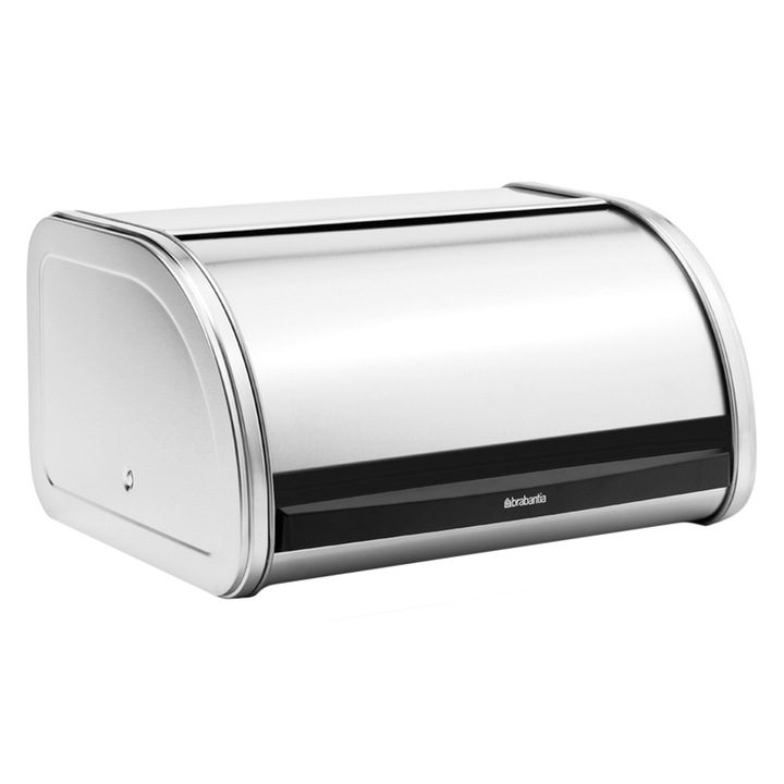 Кутия за хляб Brabantia Roll Top, Средна, Inox