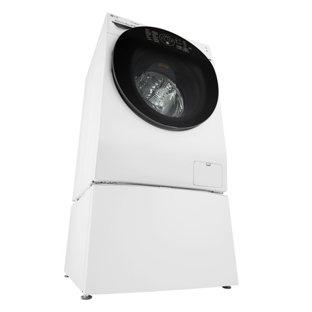 Masina de spalat LG FH4WM12TWINN, TwinWash, 10 Kg, Miniwash 2 Kg, 1400 RPM, TrueSteam, Smart, WiFi, LED, Touch control, Direct Drive, Clasa A+++, Alb