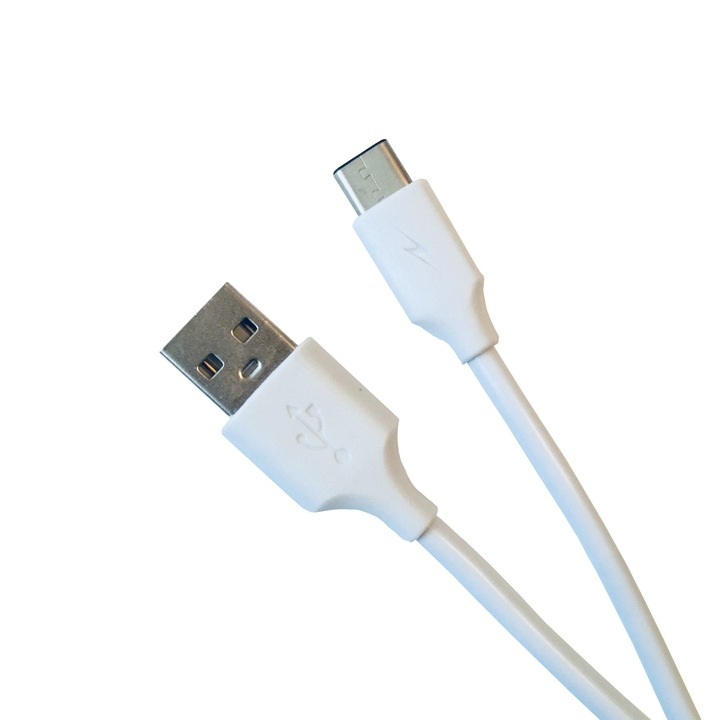Кабел за данни за телефон Samsung с Type-C конектор, TD-LTE, дължина 1,2 м, блистер, бял, BBL281