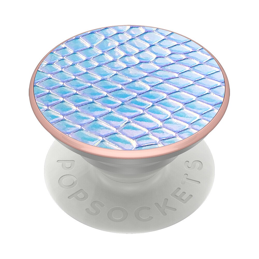 Suport universal de telefon si tableta Popsockets, accesoriu PopGrip Iridescent Snake