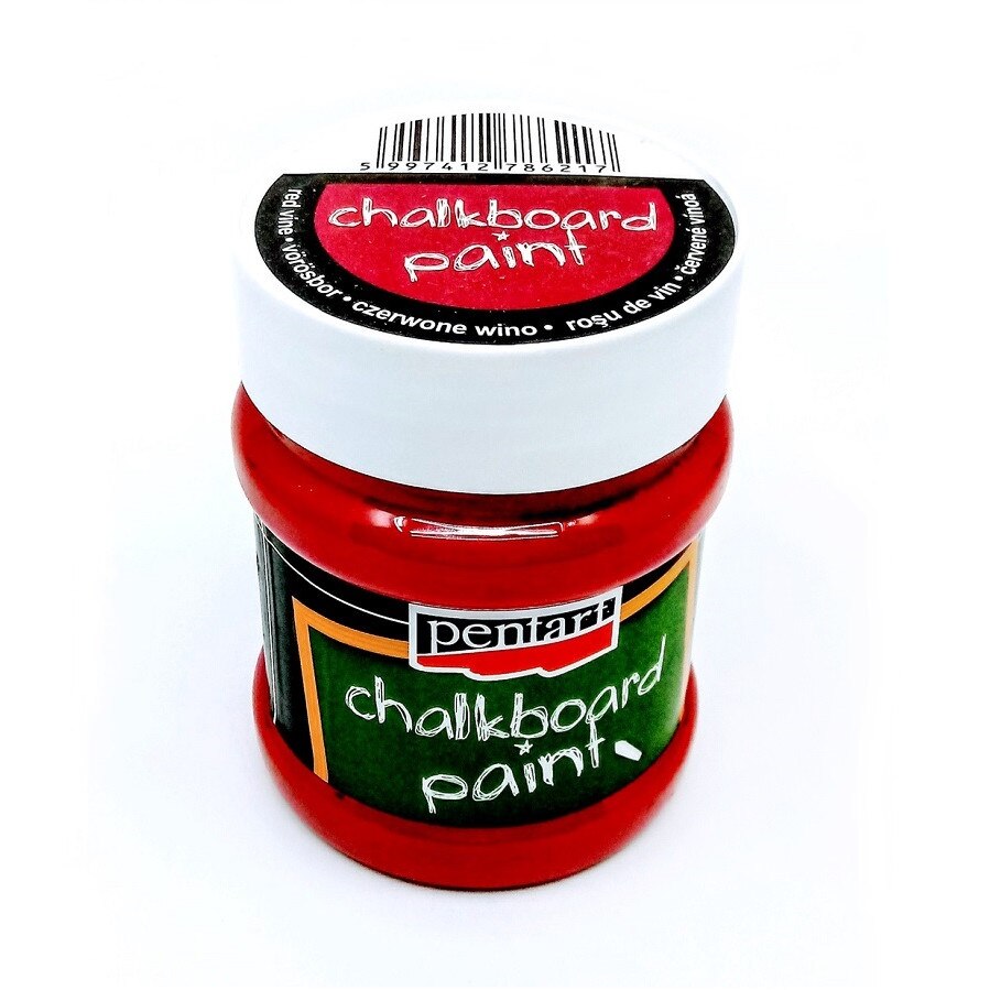 Vopsea tabla Pentart - rosu vin, 230 ml