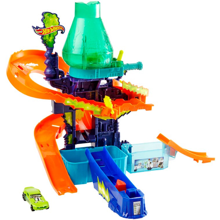 hot wheels science lab set