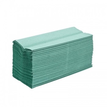 Bax Prosoape de hartie verzi pliate ZZ 250/set, 20/bax Bax Prosoape de hartie verzi pliate ZZ 250/set, 20/bax