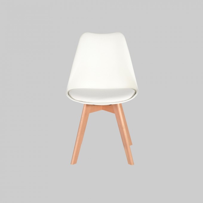 Scaun multifunctional Adore, Handy Mate Recaro, Alb/Bej lemn masiv/piele ecologica CHR-030-BY-1, 52 x 48,5 x 82 cm