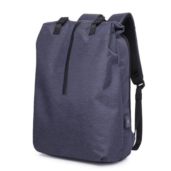 Rucsac profesional antifurt smart cu USB GiftX Sport Blue