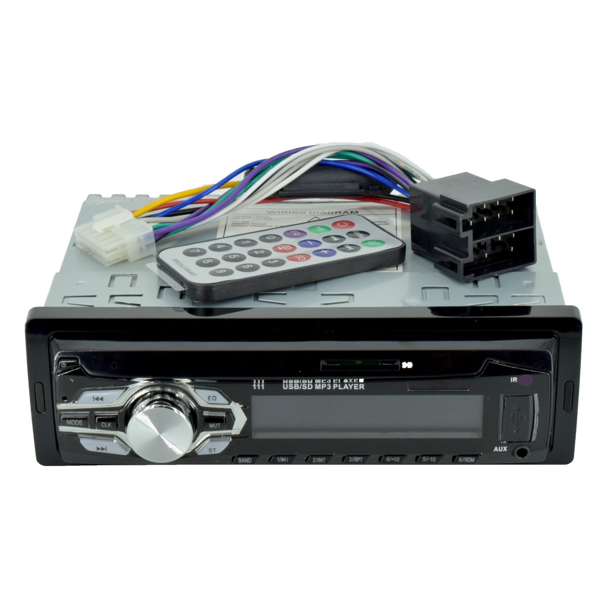 Radio MP3 Player EVO,USB,MicroSD,Telecomanda,Radiator Racire,AUX,ISO