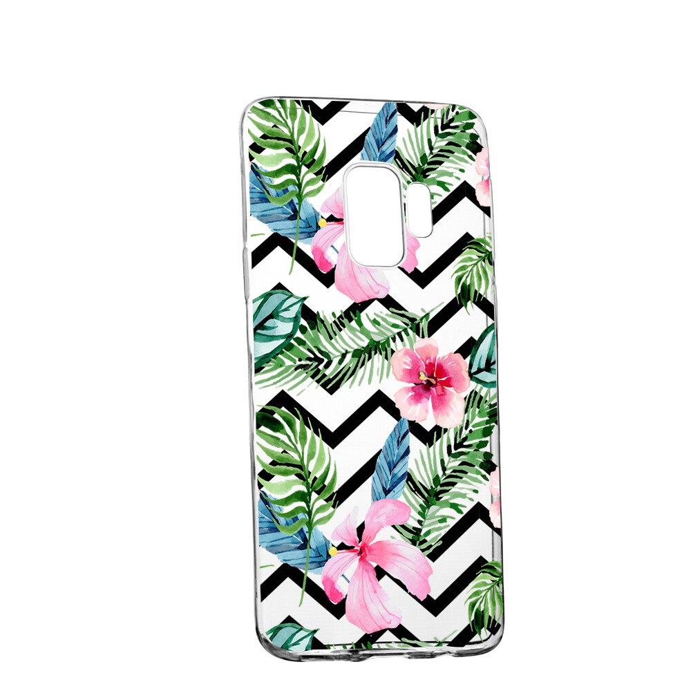 Husa Silicon, Transparent, Slim, Tropical, Huawei Honor 7
