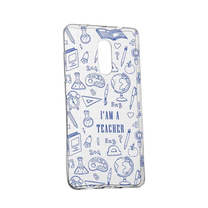 Силиконов калъф, прозрачен, тънък, училищен учител, Asus Zenfone 3 LASER / ZC551KL