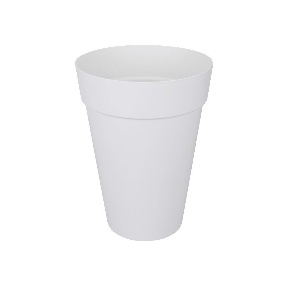 Ghiveci pentru plante de exterior Loft Urban Round High cu diametrul de 42 cm alb