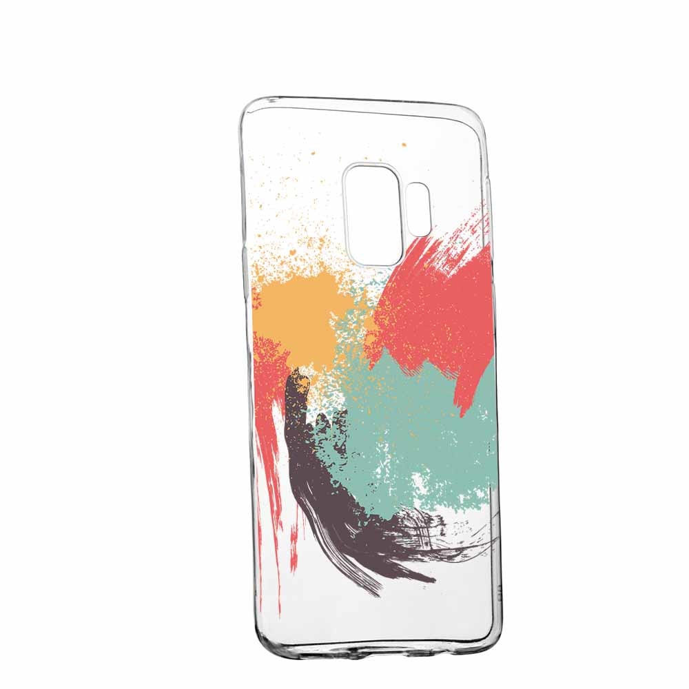 Husa Silicon, Transparent, Slim, Painting, LG G7