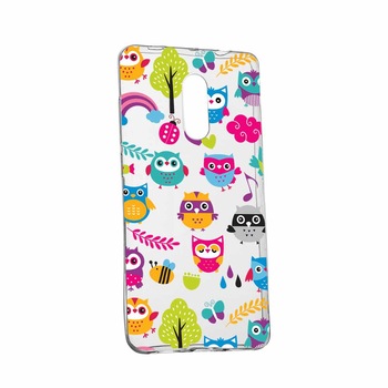 Husa pentru LG K8 2018, Owl, 43, Silicon Husa pentru LG K8 2018, Owl, 43, Silicon