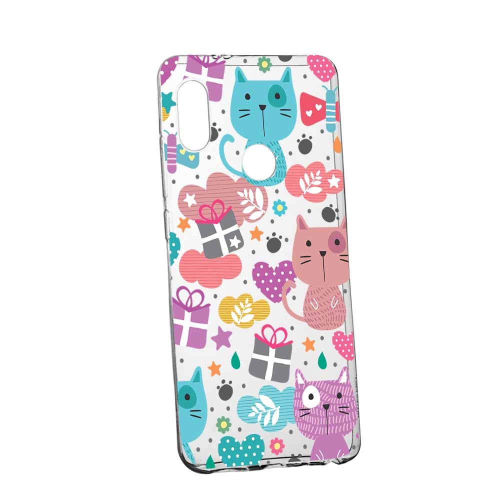 Husa pentru Xiaomi Mi A2 Lite / Redmi 6 Pro, Lovely Cat, 41, din silicon premium, rezistenta la uzura, anti-alunecare