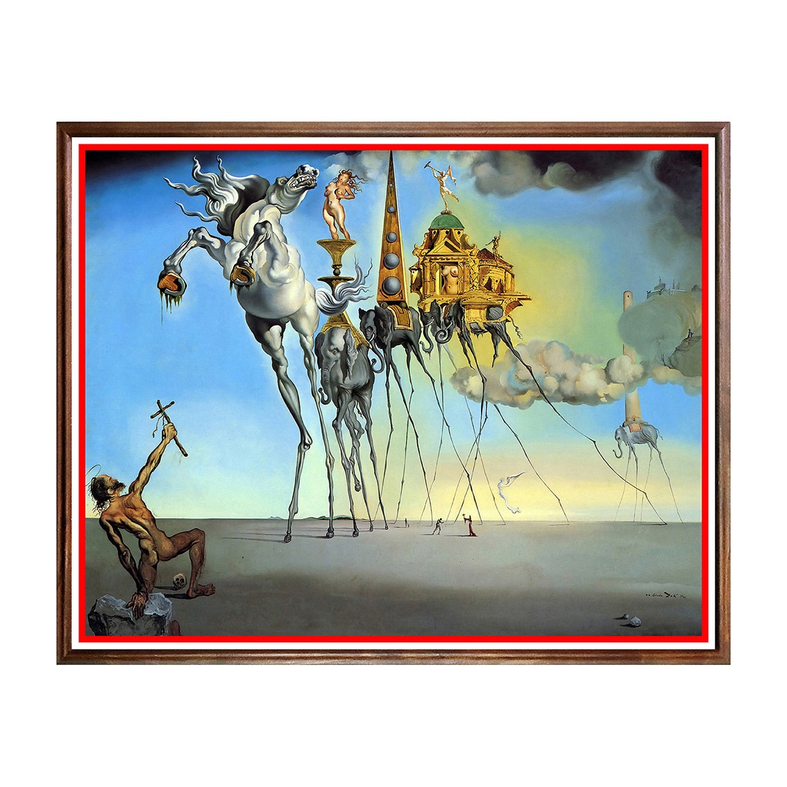 Tablou Poster, Arta Sec. XX, Dali - The Temptation of St. Anthony - ASD-041, 40 x 50 cm