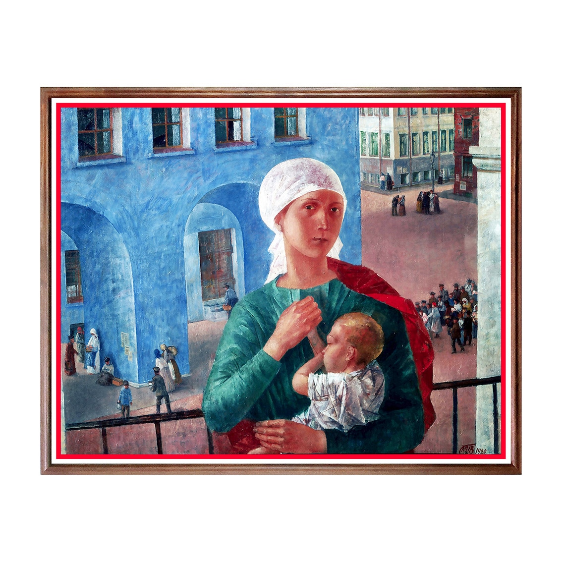 Tablou Poster, Arta Sec. XX, Kuzma Petrov - Year 1918 at Petrograd - ASD-168, 40 x 50 cm