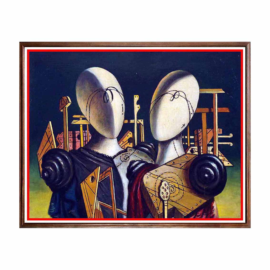 Tablou Poster, Arta Sec. XX, Giorgio de Chirico - The Enigma of the World - ASD-132, 40 x 50 cm