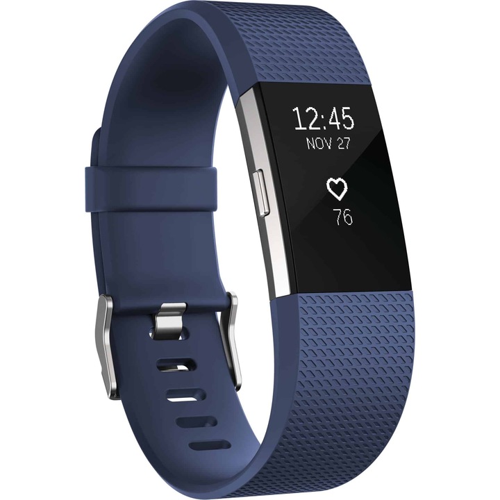 Curea Bratara pentru Fitbit Charge HR 2, marimea S, Albastru inchis239