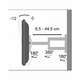 Techly fali tartó TV LCD/LED/PDP, 19-37'' 25 kg VESA, fehér