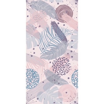 Tapet Premium Artfoyer - Frunze, Tropical, Vintage, Color, Vlies (Non-Woven), Eco Frendly, Nu necesita adeziv, Set 3 role, 5,4 mp Tapet Premium Artfoyer - Frunze, Tropical, Vintage, Color, Vlies (Non-Woven), Eco Frendly, Nu necesita adeziv, Set 3 role, 5,4 mp