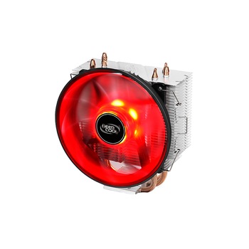 Cooler procesor Deepcool GAMMAXX 300 Red, 3 heatpipe-uri, 120mm Red LED, compatibil Intel/AMD Cooler procesor Deepcool GAMMAXX 300 Red, 3 heatpipe-uri, 120mm Red LED, compatibil Intel/AMD
