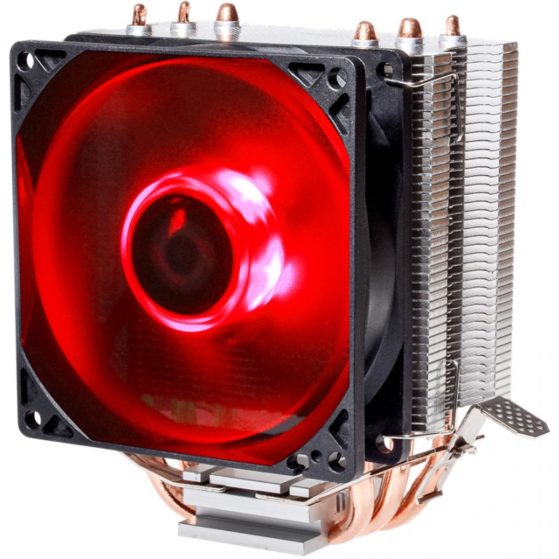 Cooler procesor ID-Cooling SE-903 Red LED, 3 heatpipe-uri direct touch, 6mm