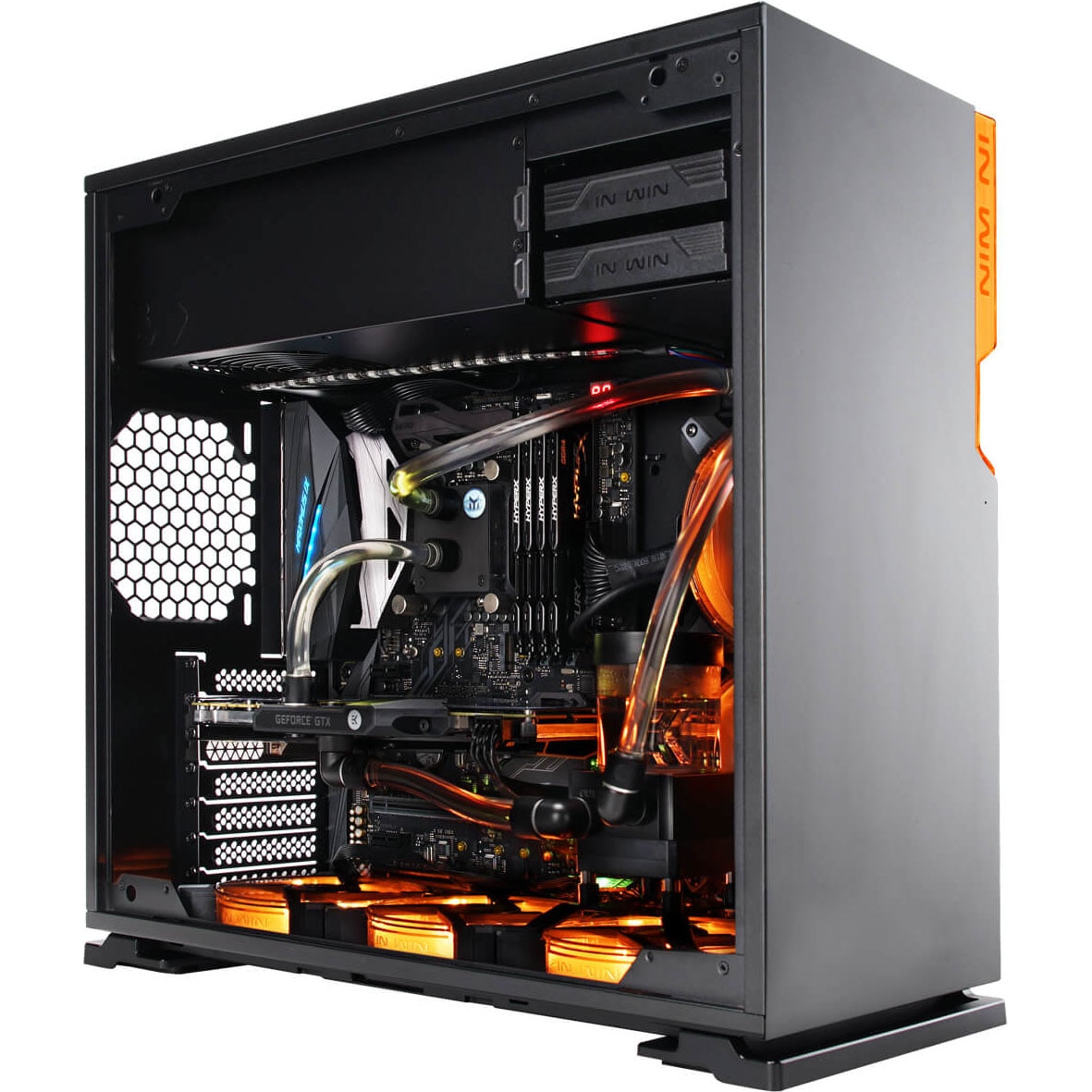 Компютърна кутия In Win 101C Black Retail Case, ATX Mid Tower, Без ...