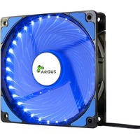 Ventilator Inter-Tech L-12025, 120mm, Blue LED Fan, 1200 RPM