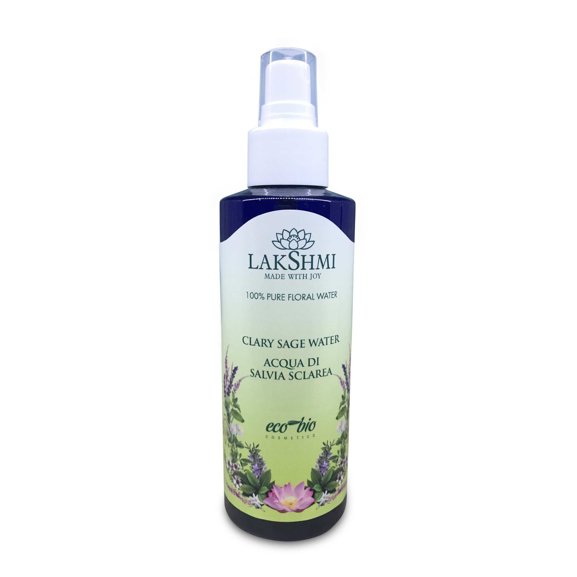 Apa florala de salvie ( iarba sfantului ion ), Lakshmi, 125 ml, hidrosol natural