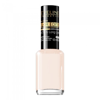 Lac de unghii, Eveline Cosmetics, Color Edition, 12 ml, nuanta 30, alb sidefat Lac de unghii, Eveline Cosmetics, Color Edition, 12 ml, nuanta 30, alb sidefat