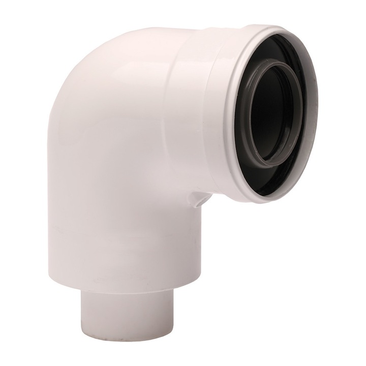 Cot plecare kit evacuare centrala termica in condensare, ATI, diametru 60/100, Tip 1, PP/ALL