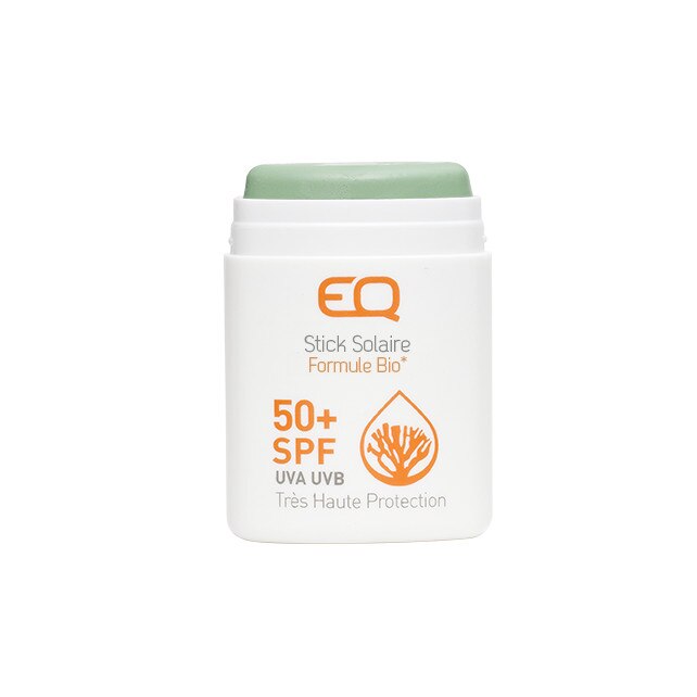 EQ Stick protectie solara, EQ, SPF 50+, Verde, 10g.