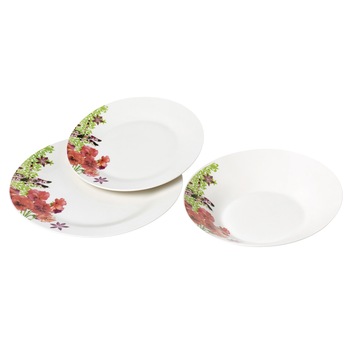 Serviciu de masa Vanora, 18 piese, portelan, Maria Serviciu de masa Vanora, 18 piese, portelan, Maria