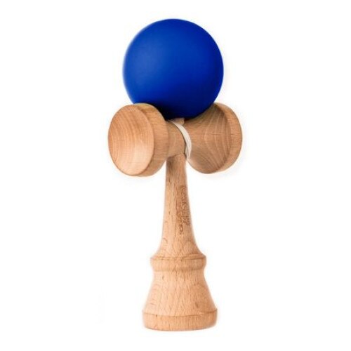 Kendama Ball Originala Lemn Fag Mat Grip Albastru
