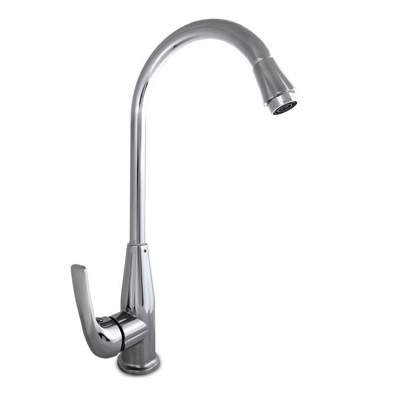 Baterie bucatarie / baie ODETA, cu aerator si rotire la 360°, finisaj crom