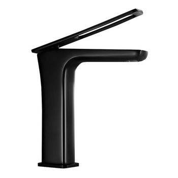 Baterie EGO-SOH, montaj pe lavoar, negru mat, design deosebit Baterie EGO-SOH, montaj pe lavoar, negru mat, design deosebit
