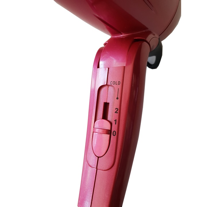 Uscator De Par Pliabil , 1200 W , New Design , Rosu