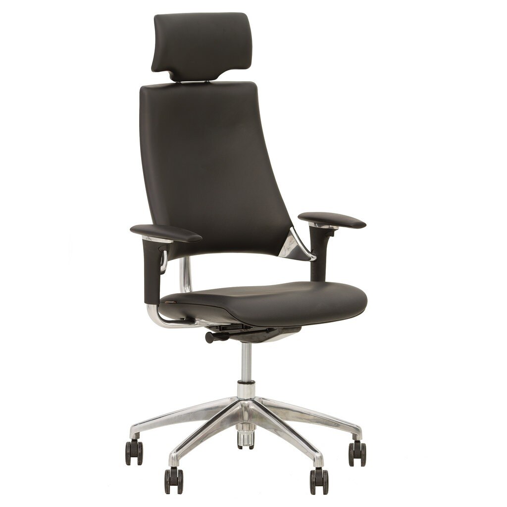 Scaun directorial HIP-HOP, Brun inchis piele naturala