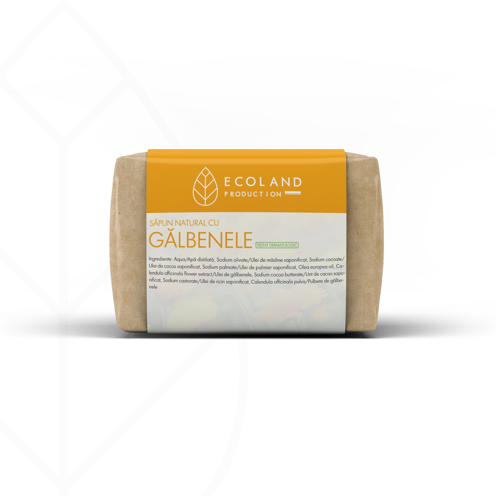Sapun natural cu ulei de galbenele,Ecoland Production,100g