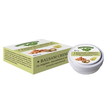 Balsam crema cu migdale dulci, macadamia si struguri 15 g Balsam crema cu migdale dulci, macadamia si struguri 15 g
