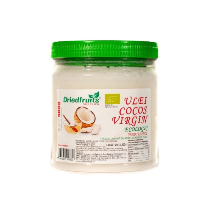 Ulei cocos virgin presat la rece BIO - 900 g