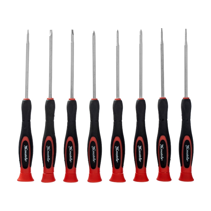 Комплект отвертки MTX 115889, за фина механика, 8 бр